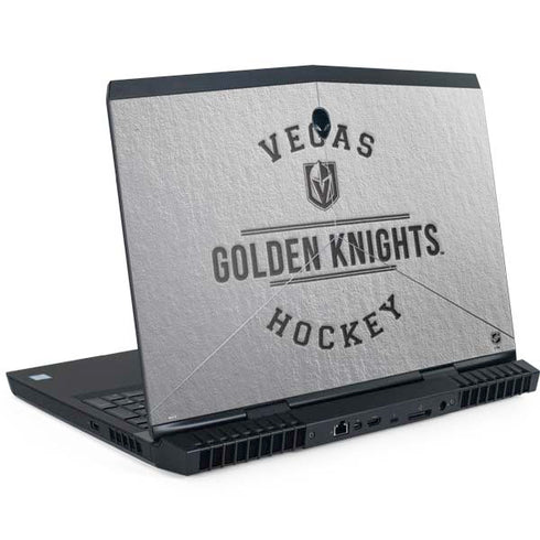 NHL Vegas Golden Knights Black Text Dell Alienware Skin